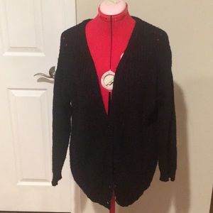 Forever 21 Contemporary Black Cardigan